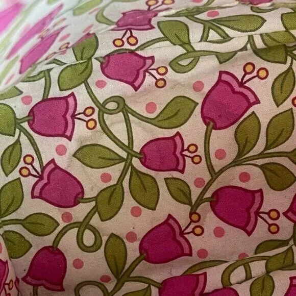 Vera Bradley Pink Paisley Bowler Bag - Picture 5 of 10